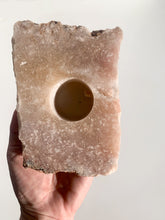 Load image into Gallery viewer, Pink Amethyst Candle Holder
